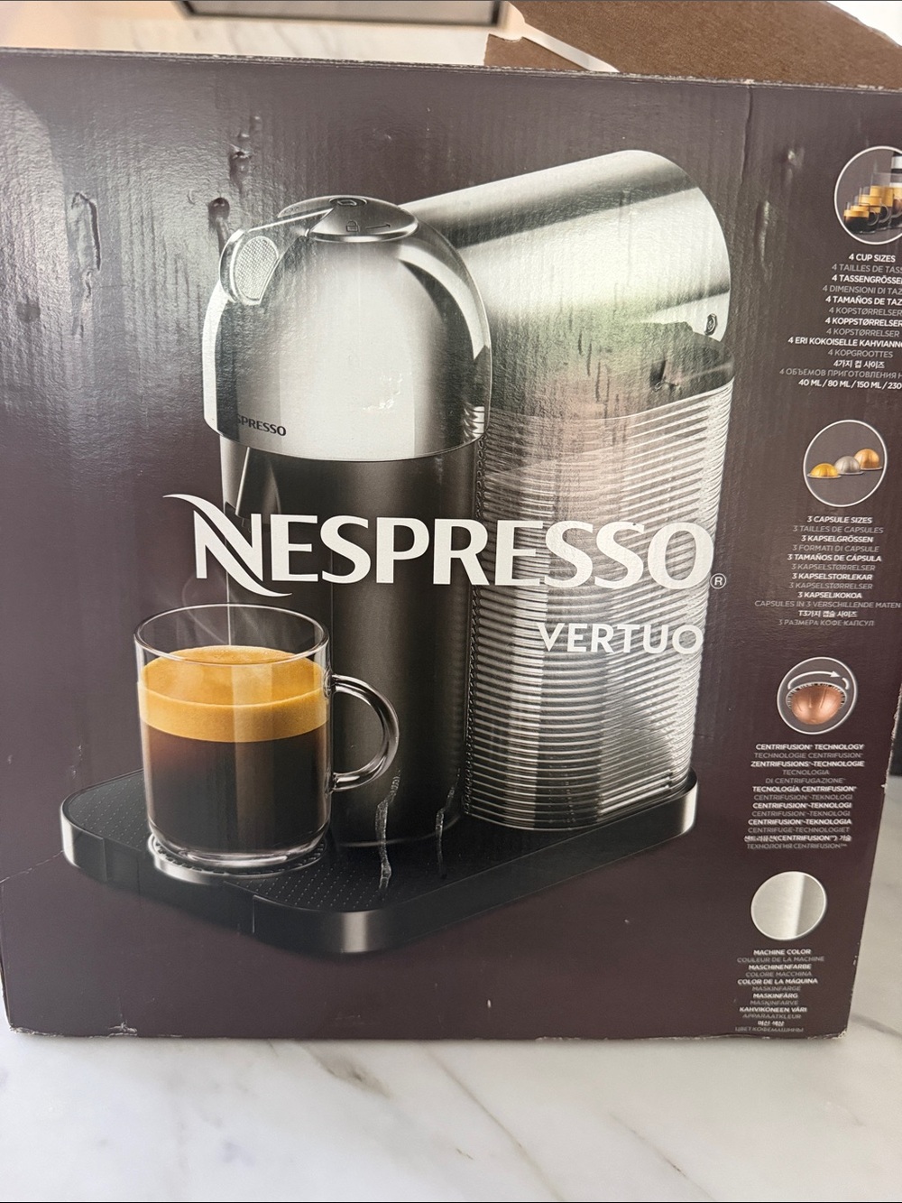 Nespresso VertuoLine Espresso ,Coffee Maker and aeroccino milk frother